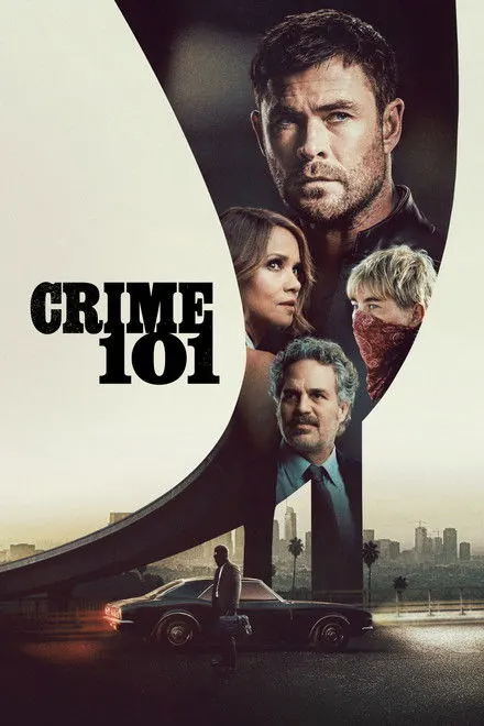 Poster artwork for the crime thriller Crime 101